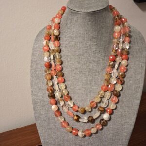 Women's 3pc Cherry Quartz Jewelry Set