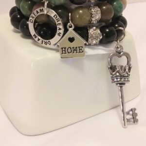 Fancy Jasper Triple Stack Bracelets