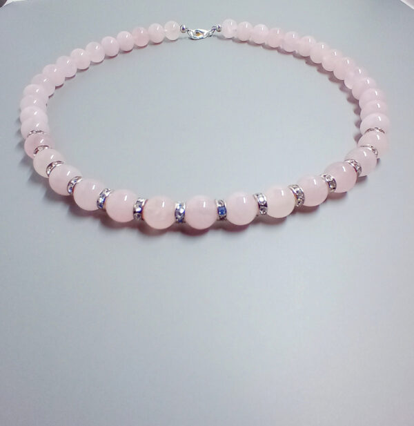 Rose Quartz Choker